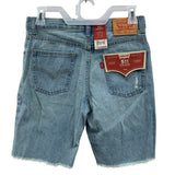 New Levi's Boys Size 14 Regular 511 Slim 100% Cotton Denim Jean Knee Shorts