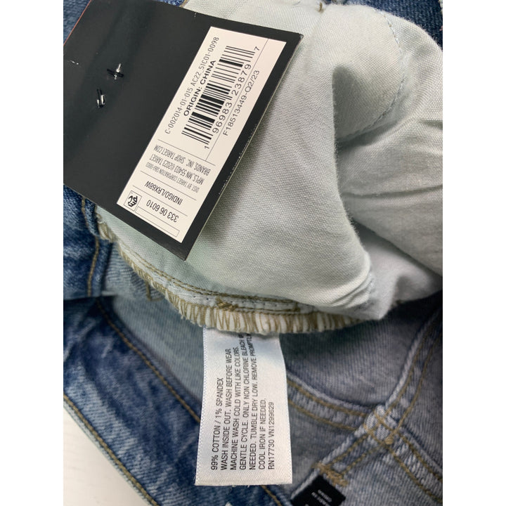 NWT New Art Class Girls Size 10 Plus Distressed Adjustable Waist Denim Jeans