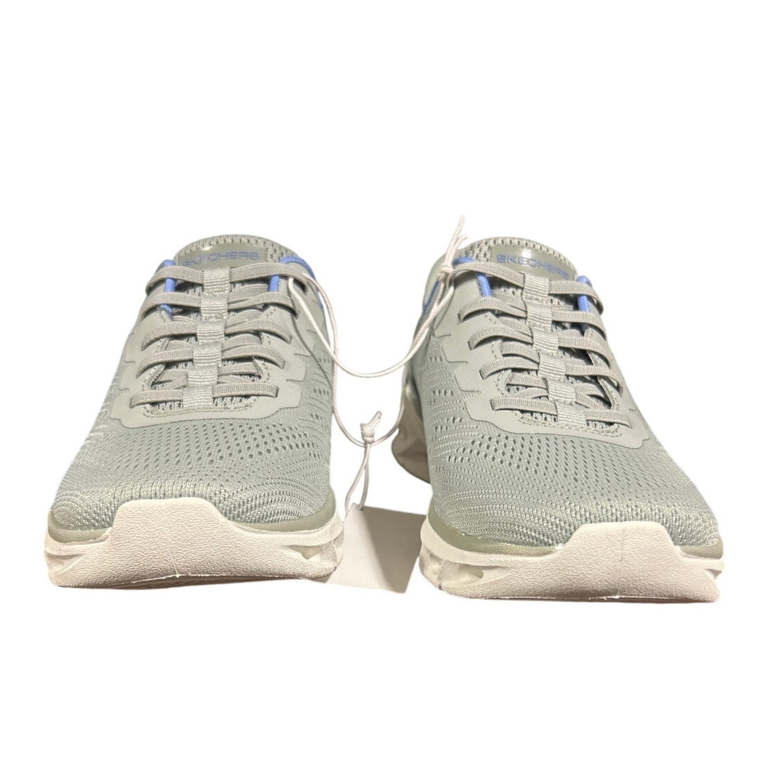 New In Box Skechers Womens 8.5 Gray Mesh Hands Free Swifit Fit Athletic Shoes