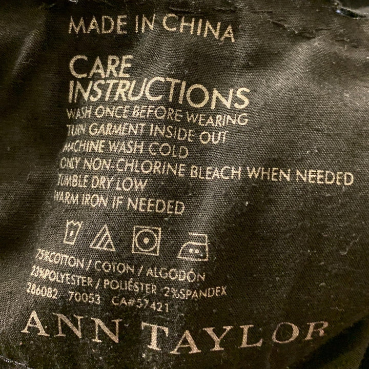 Ann Taylor Maternity Medium Handmade Stretch Panel Cotton Blend Denim Jeans