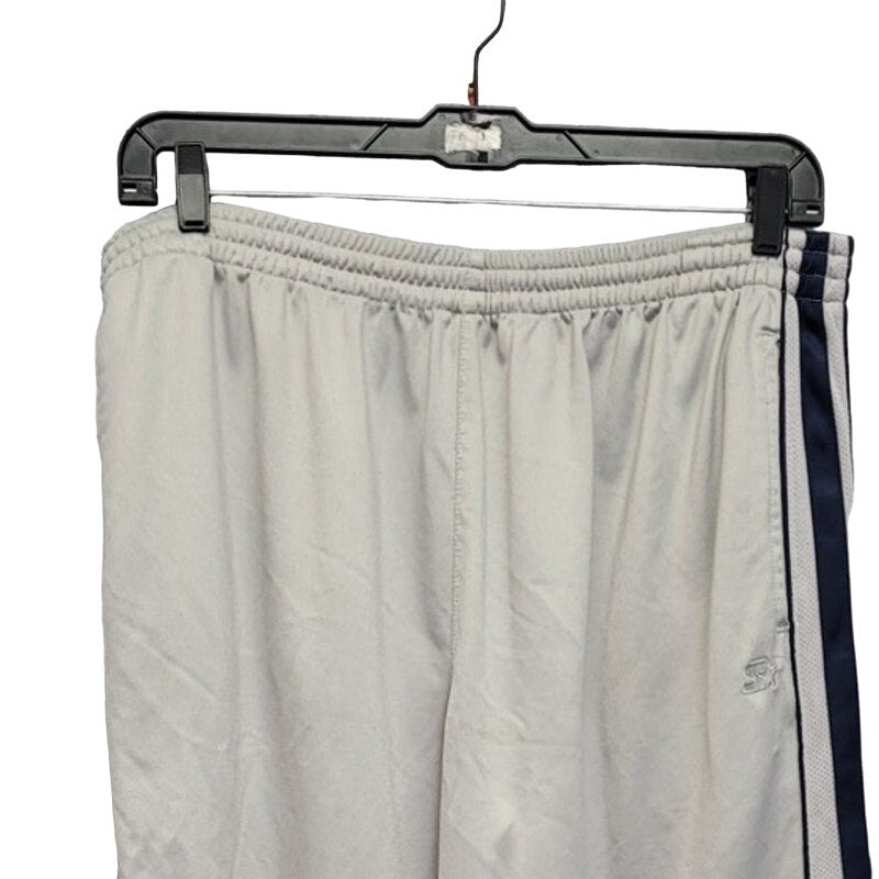 Starter Mens XL 100% Polyester Side Stripe Drawstring Waist Athletic Pants