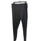 Womens Plus Size 4X Lightweight Factory Distressed Elastic Waist Black Leggings