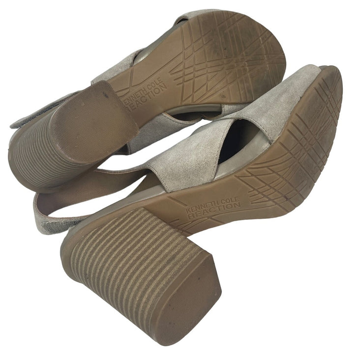 Kenneth Cole Reaction Womens Size 10M Fridah People Real Suede Leather Sandals