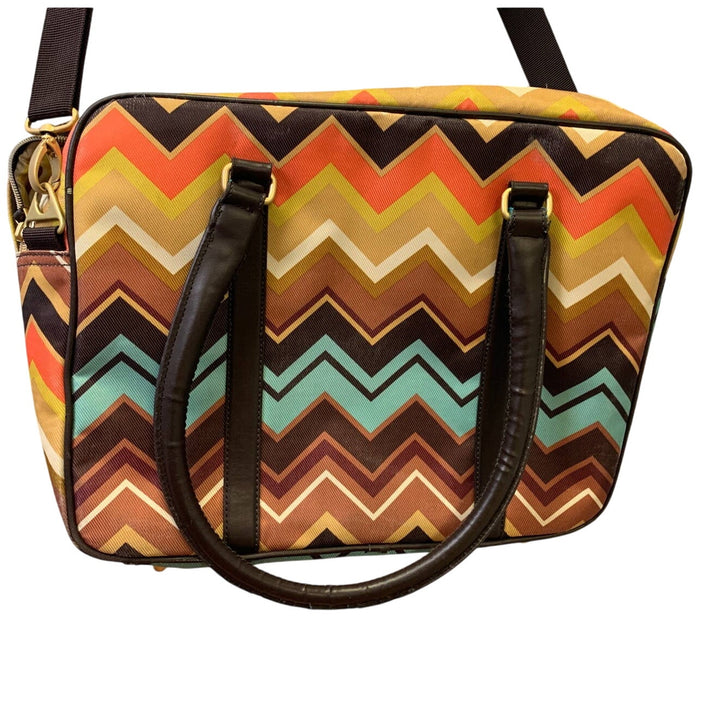 Missoni for Target Chevron Stripe Crossbody Shoulder Bag Purse Lots of Pockets