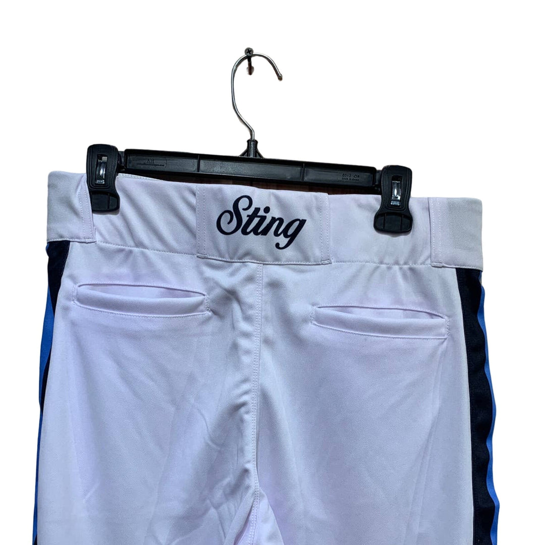 New St Louis Sting Adult Medium White Polyester Mens Baseball Sports Long Pants