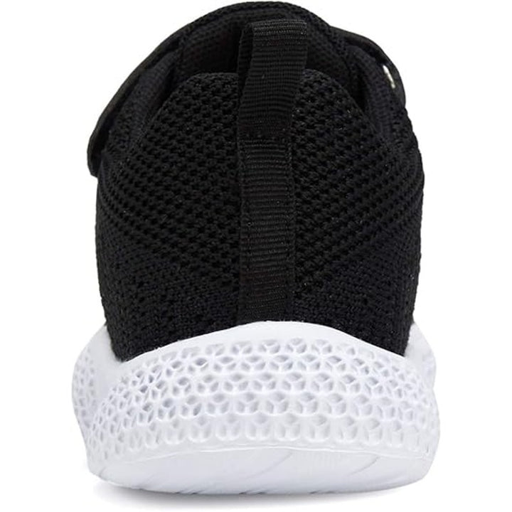 Santiro Little Boys Size 13 Black Hook Loop Slide In Breathable Athletic Shoes