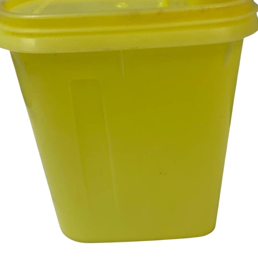 Vintage Tupperware Yellow Store N Pour 32oz Pourable Container Lid Pitcher