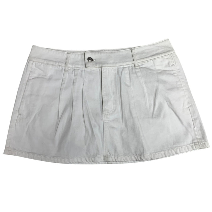 New American Eagle Womens Size 8 Comfort Stretch Low Rise ALine Mini Denim Skort