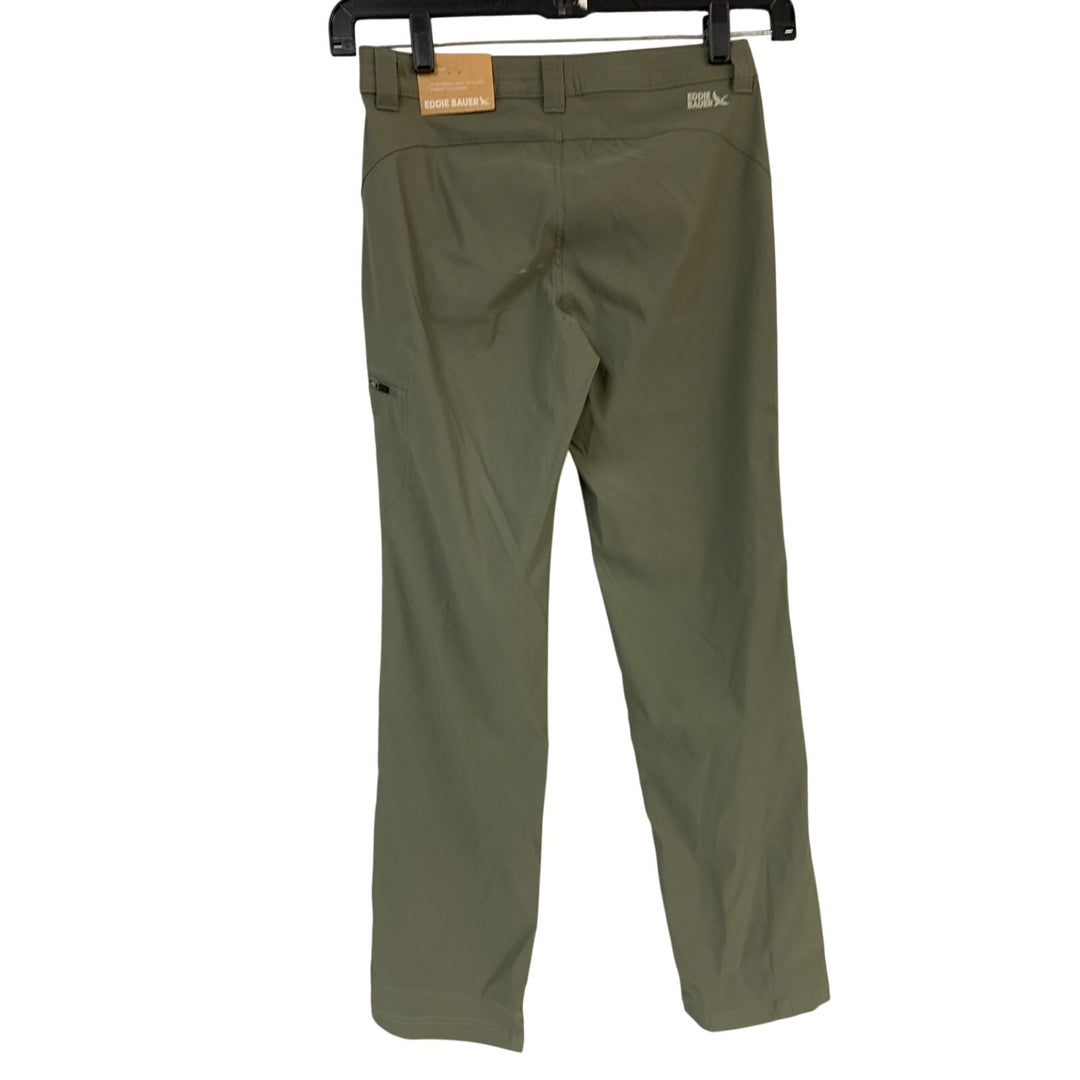 New Eddie Bauer Womens Sprig Green UPF 50+ Rainier Outdoor Hiking Pants Pockets