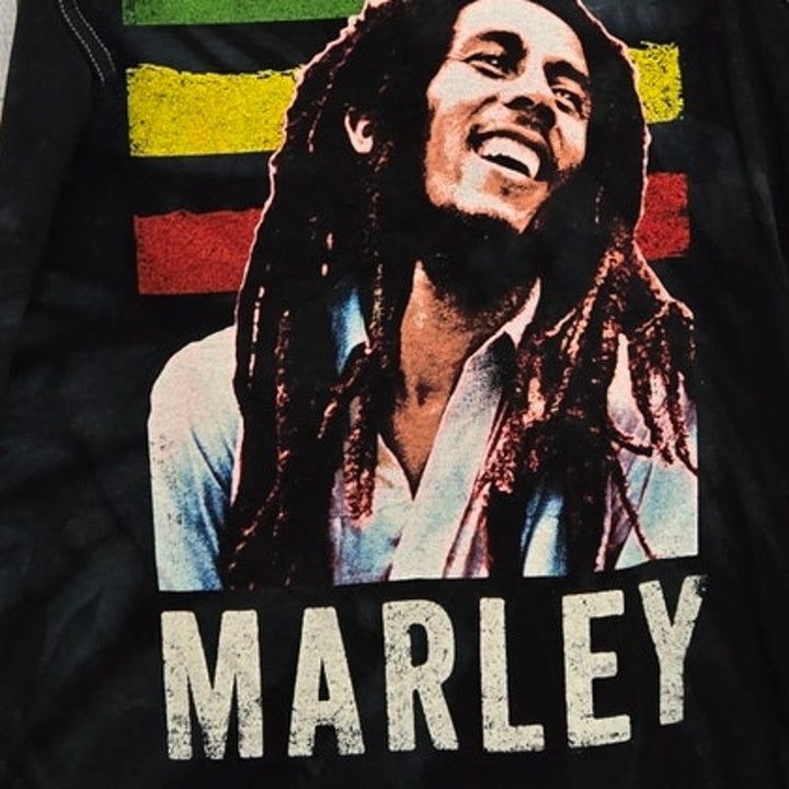Zion Rootswear Mens Small Bob Marley Tie Dye 100% Cotton Tank Top