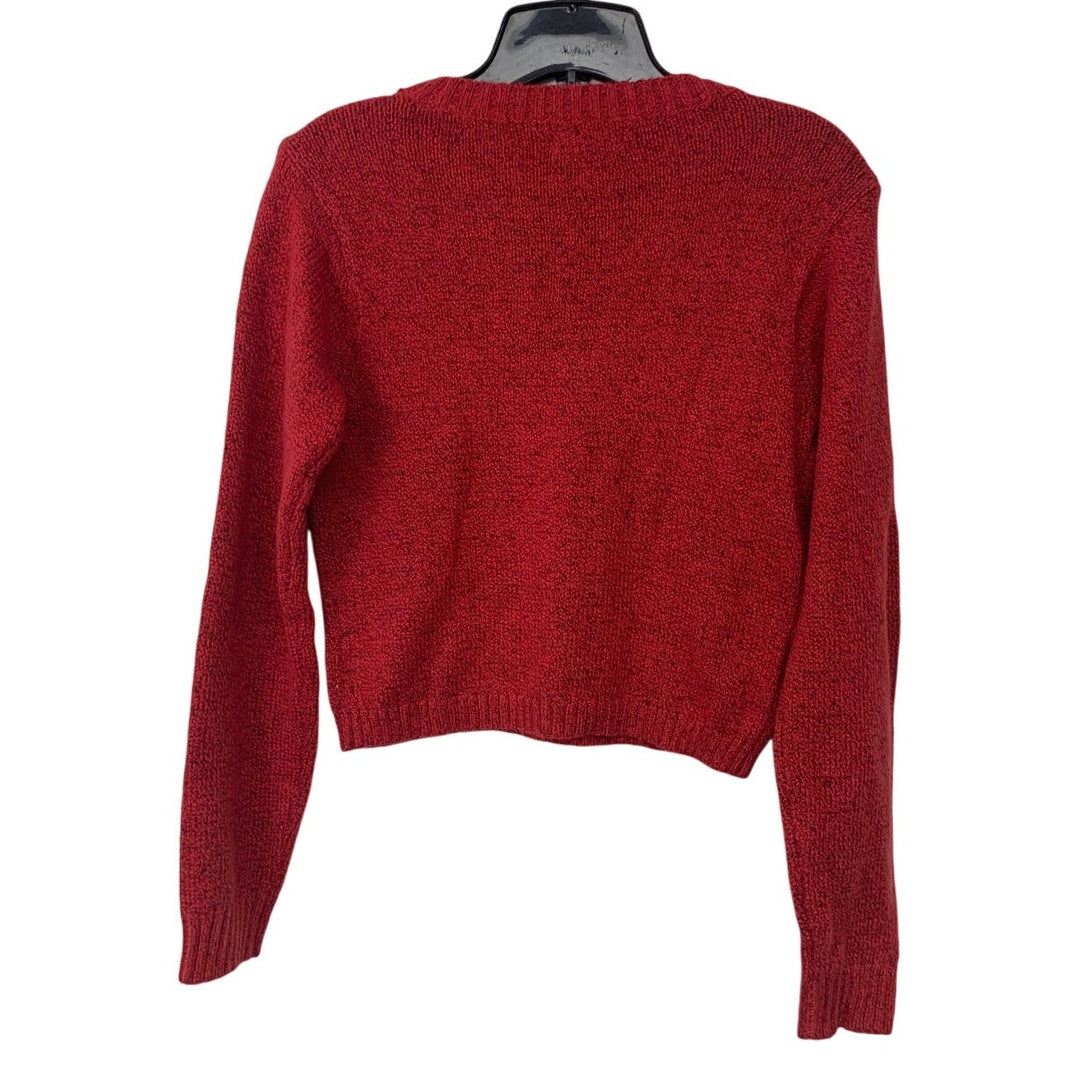 New American Eagle Womens Small Speckled Long Sleeve Crew Neck Knit Sweater