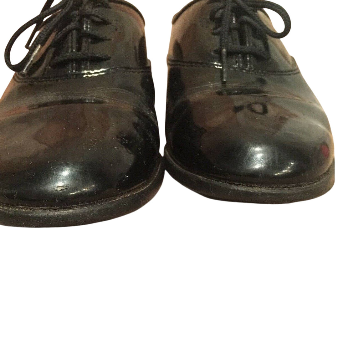 Barclay 13M Mens Black Oxford Lace Up Formal Wedding Costume Prom Dress Shoes