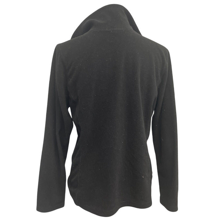 Old Navy Womens Large 100% Polyester Long Sleeve Quarter Zip Fleece Pullover