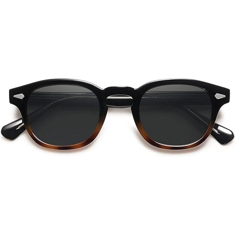 New Sojos Womens Retro Black Brown Small Round Tortoise Shell UV400 Sunglasses