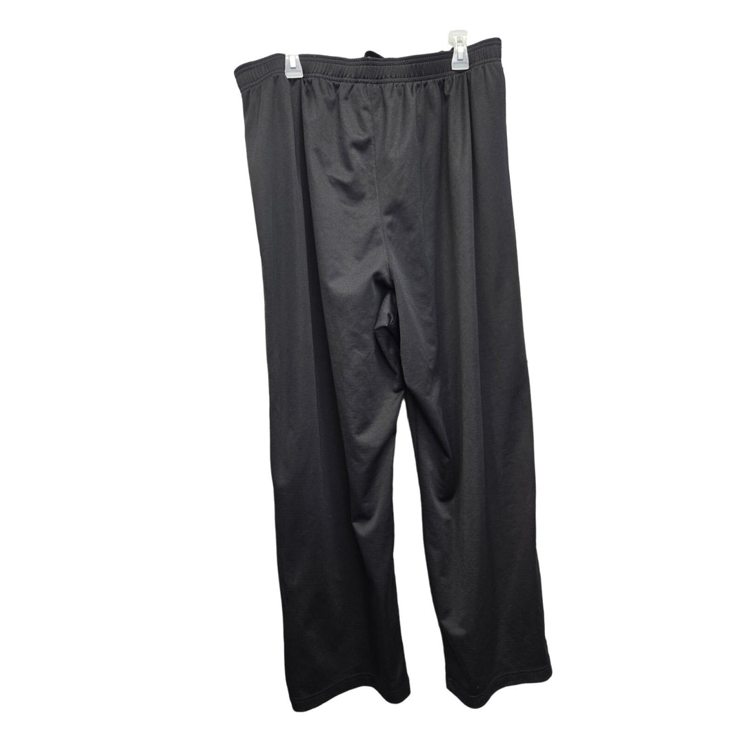 Fitness Gear Mens XXL Polyester Side Snaps Striped Drawstring Waist Track Pants