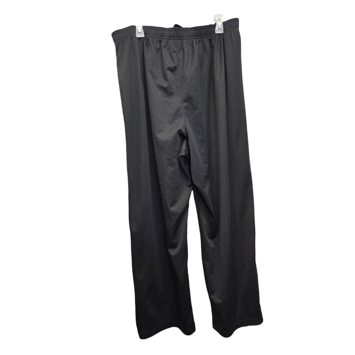 Fitness Gear Mens XXL Polyester Side Snaps Striped Drawstring Waist Track Pants