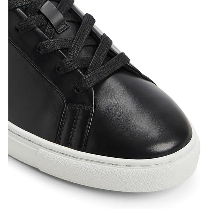 New In Box Ted Baker Mens Size 12 Black Leather Robberto Lace Up Sneaker Shoes