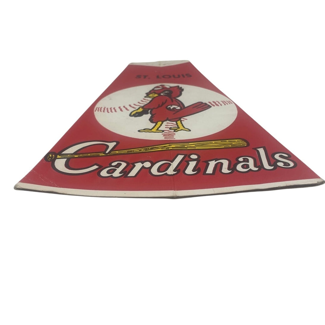 Vintage 1960s St Louis Baseball Cardinals Flattened Cardboard Megaphone