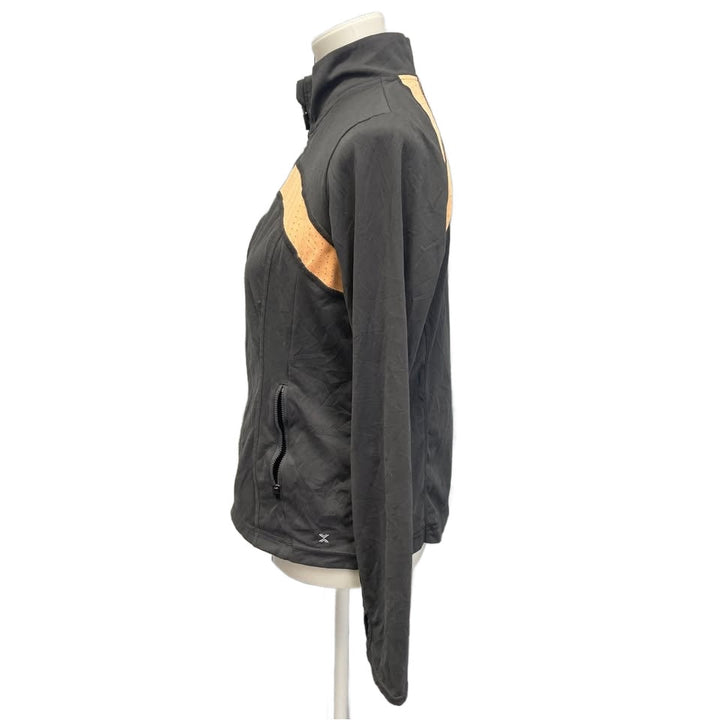 Xersion Womens Medium Quick-Dri Fuull Zip Long Sleeve Athletic Jacket w Pockets