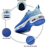 WNA Womens Size 9.5 Blue Mesh Air Cushioned Lace Up Lightweight Athletic Shoes