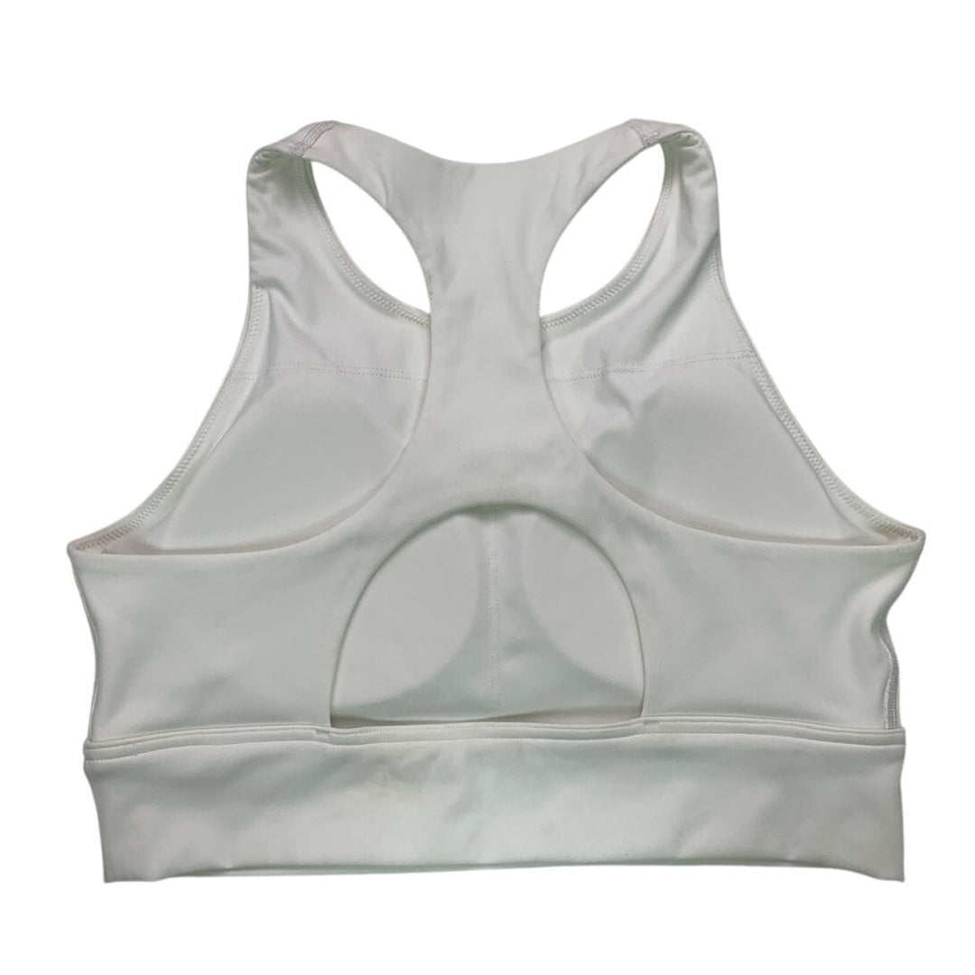 New Offline by Aerie Womens Small White Padded Key Hole Back Sports Bra w Flaw