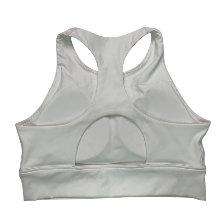 New Offline by Aerie Womens Small White Padded Key Hole Back Sports Bra w Flaw