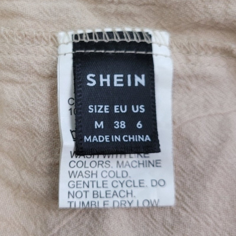 Shein Womens Size 6 100% Polyester Sleeveless Tiered A Line Prairie Dress