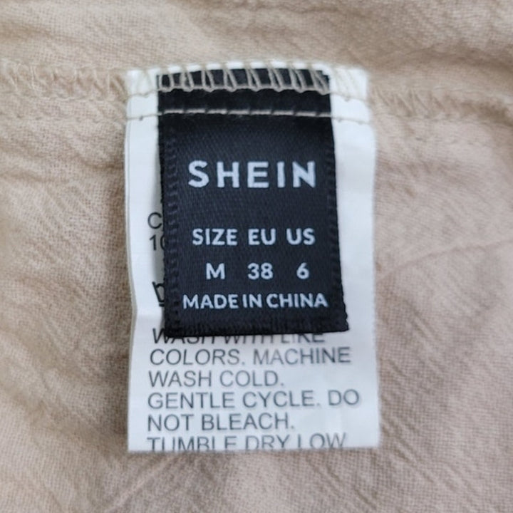 Shein Womens Size 6 100% Polyester Sleeveless Tiered A Line Prairie Dress