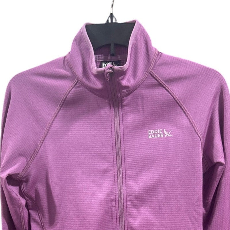New Eddie Bauer Womens XS Dusty Purple Activator Grid Full Zip Athletic Jacket