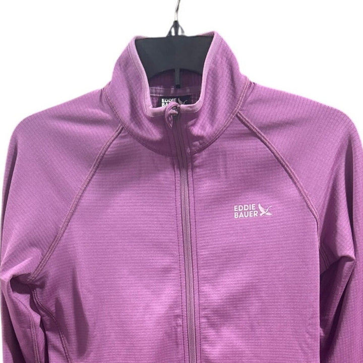 New Eddie Bauer Womens XS Dusty Purple Activator Grid Full Zip Athletic Jacket