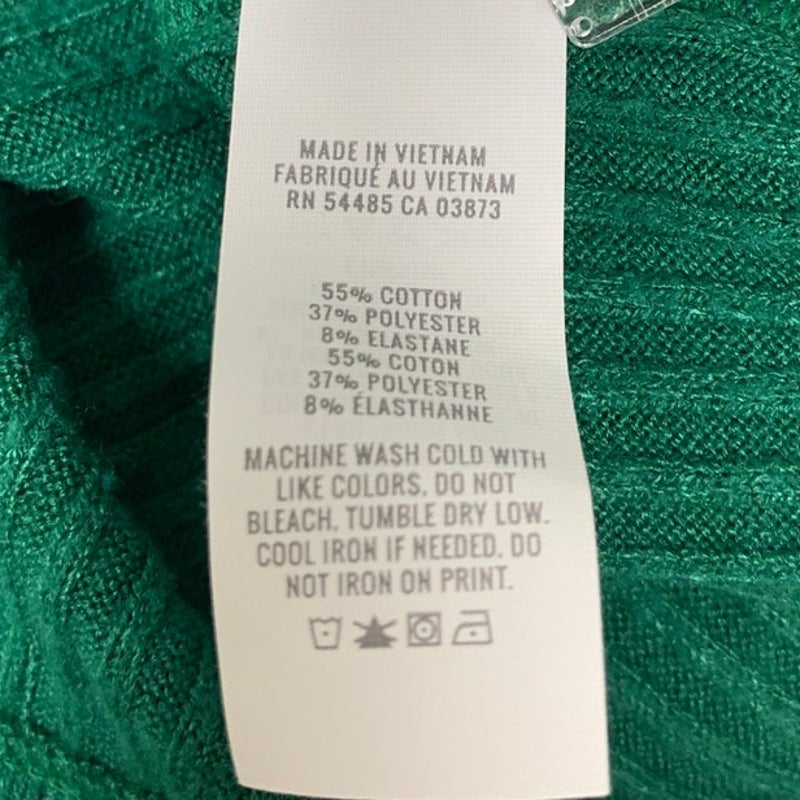 2 New American Eagle Womens Small Sleeveless Long Sleeve Button Ribbed Sweaters
