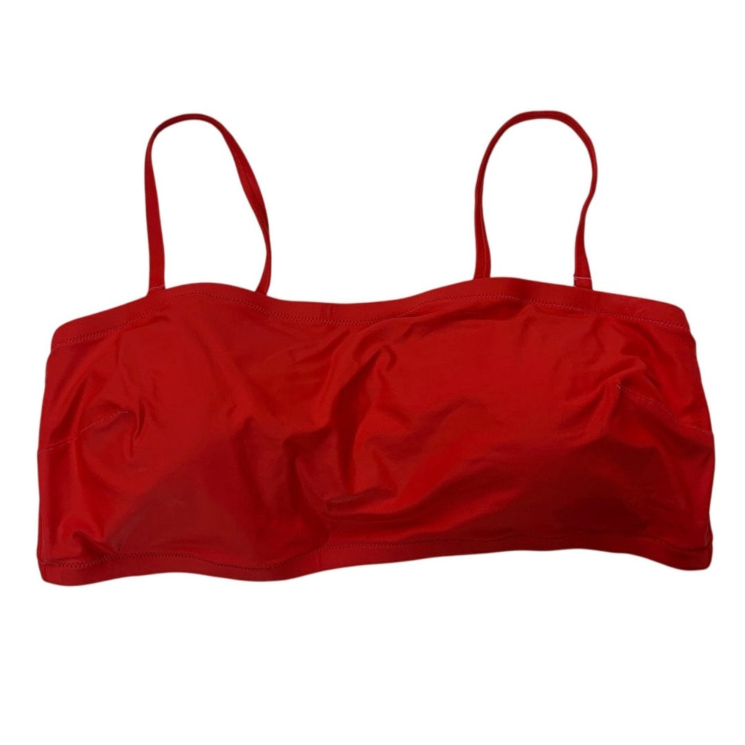 New American Eagle Womens XXL Red Removeable Strap Bandeau Bikini Top ONLY