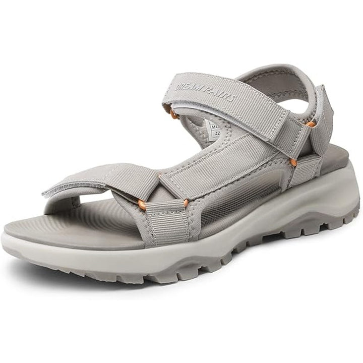 Dream Pairs Womens Size 8 Gray Hook Loop Lightweight Quick Dry Hiking Sandals