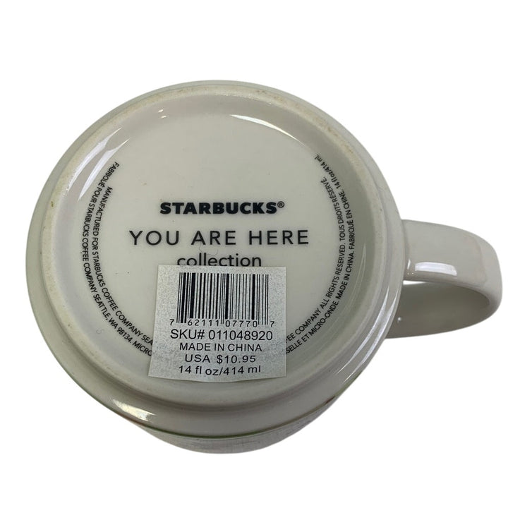 2015 New Starbucks You Are Here Collection Texas 14oz Ceramic Coffee Mug Cup