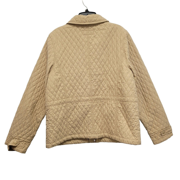 Merona Womens XL 100% Polyester Long Sleeve Quilted Full Zip Snap Up Jacket