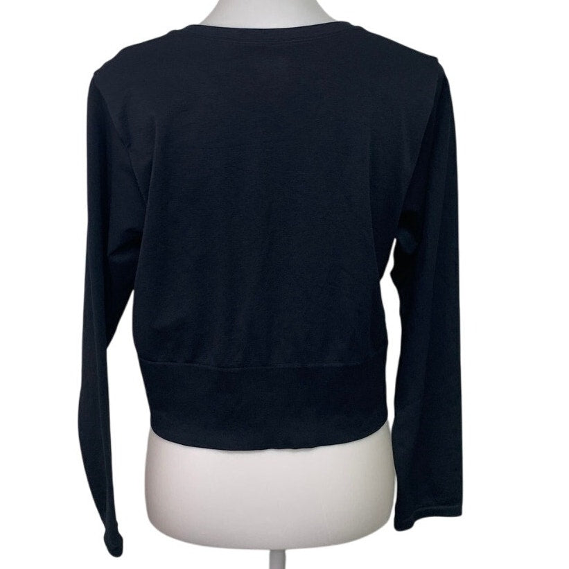 New Offline by Aerie Womens XXL Long Sleeve Crew Neck Cropped Activewear Top