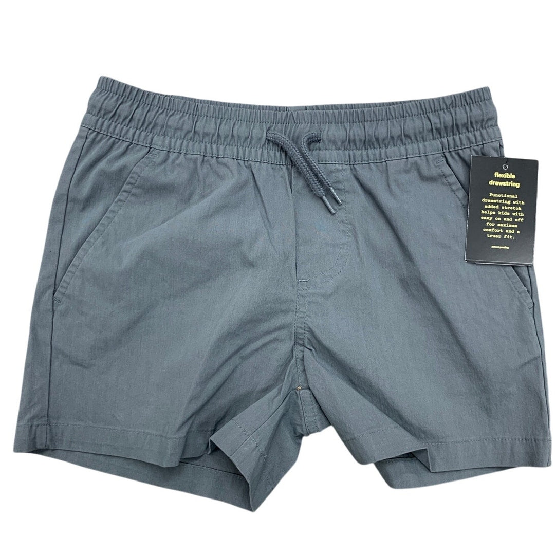 2 New Art Class Boys Medium Gray Brown Drawstring Waist Stretch Cotton Shorts
