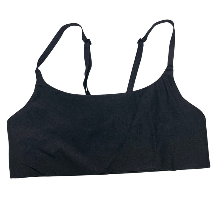 New Offline by Aerie Womens XS Black Adjustable Strap Athletic Sports Bra