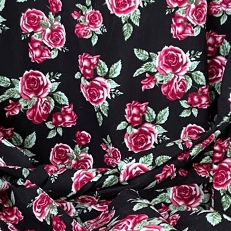 NWT New Ashley Stewart Womens Size 12 Floral Back Tie Tiered Half Sleeve Top
