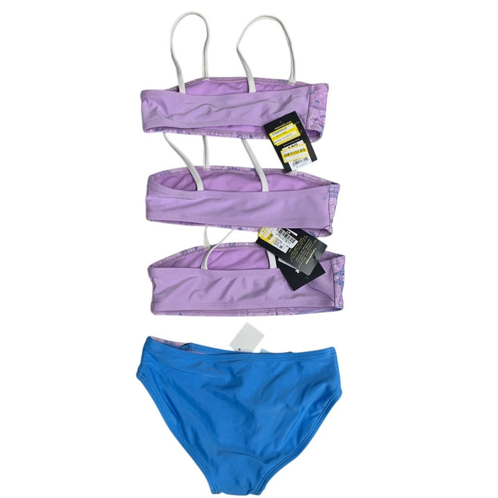 Lot of 4 New Art Class Cat &amp; Jack Small Bandana Top Smiley Bottom Swim Suits