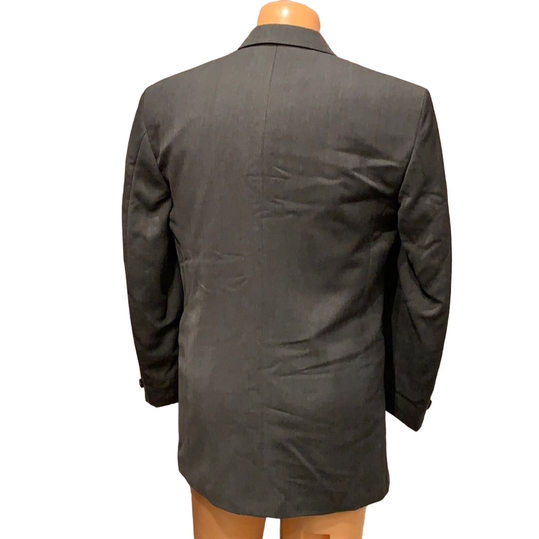 Chaps Ralph Lauren 40R GRAY Pointy Lapel Mens Tuxedo Jacket Wedding Prom