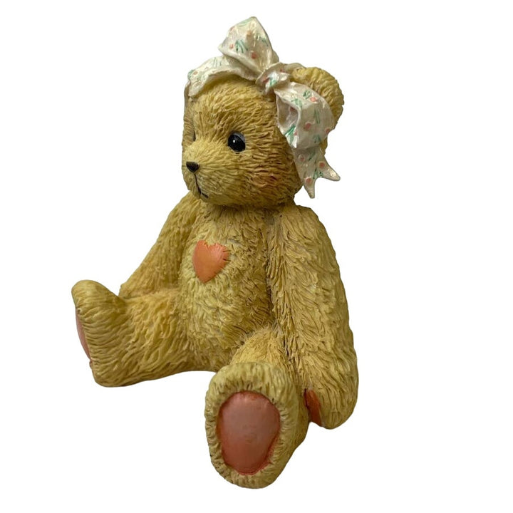 Vintage 1991 Cherished Teddies Sara 950432 Love Ya Teddy Bear Figurine