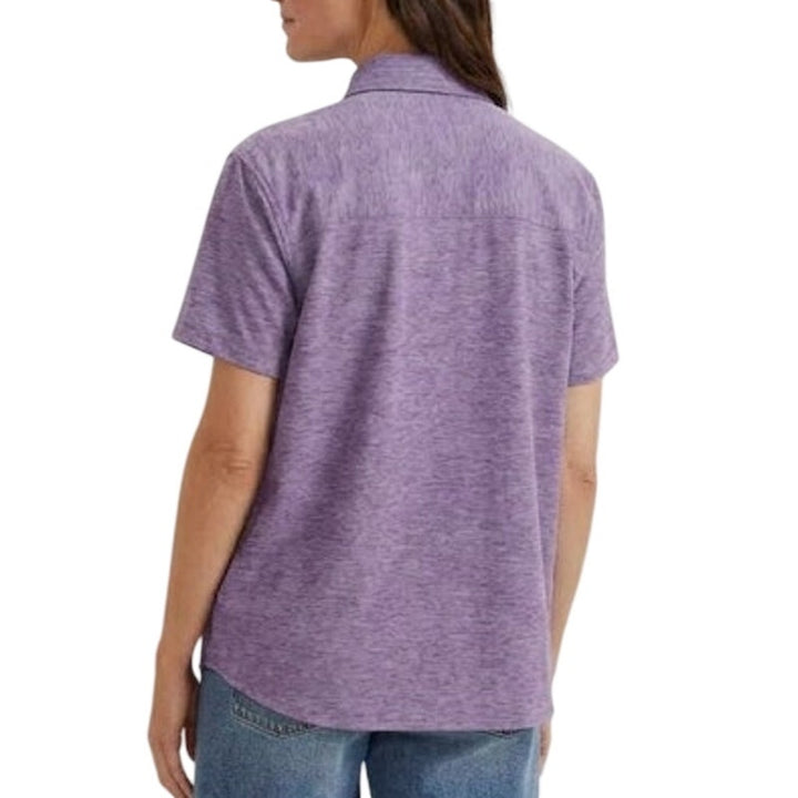 New Eddie Bauer Womens XXL Mountain 3.0 Short Sleeve Button Up UPF 50+ Shirt