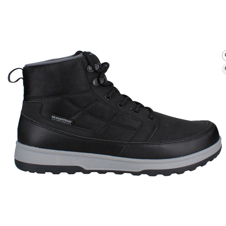 New In Box Weatherproof Mens Size 9 Black Jenkins Hiking Outdoor Trekking Boots
