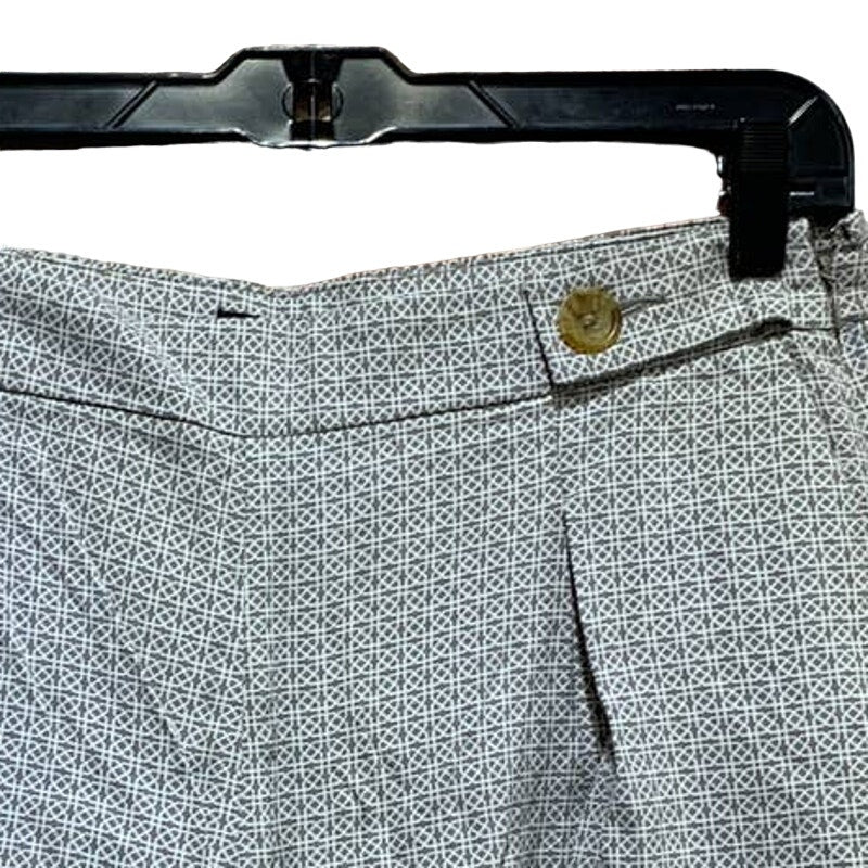 Banana Republic Size 6 100% Rayon Pleated Shorts Skort w Button Detail