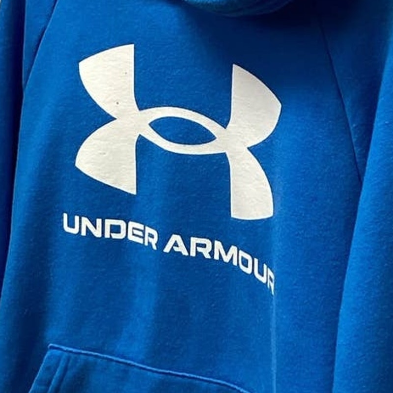 Under Armour Youth Small Coldgear Long Sleeve Cotton Blend Hoodie Sweatshirt