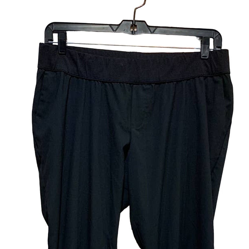 Liz Lange Maternity Large Stretch PolyBlend Basic Black Career Pants w Pockets