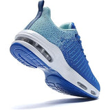 WNA Womens Size 9.5 Blue Mesh Air Cushioned Lace Up Lightweight Athletic Shoes