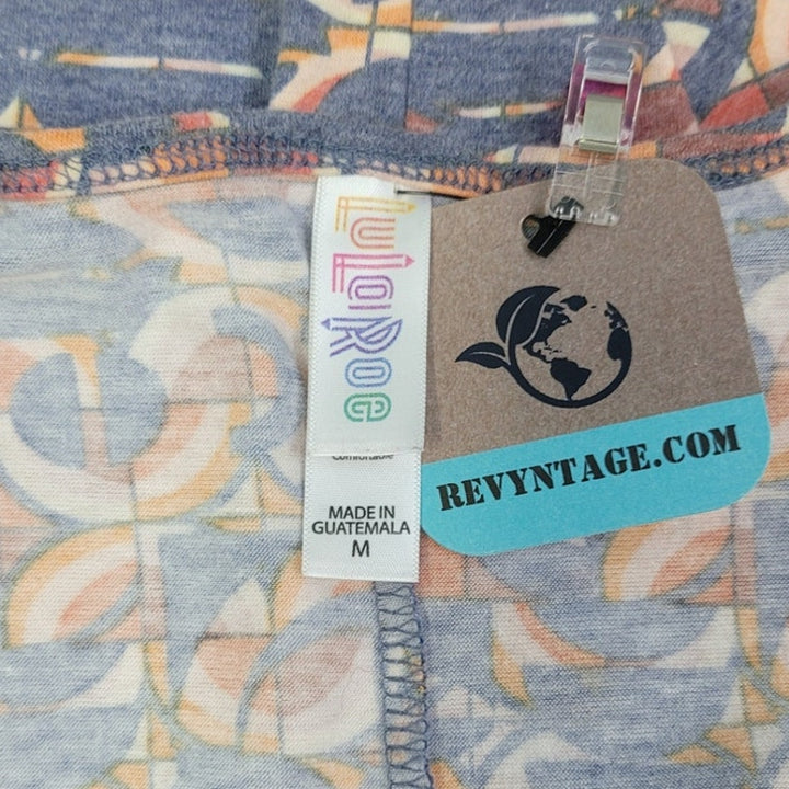 Hand Printed Upcycled Womens Medium Seek First the Kingdom of God Long T-Shirt