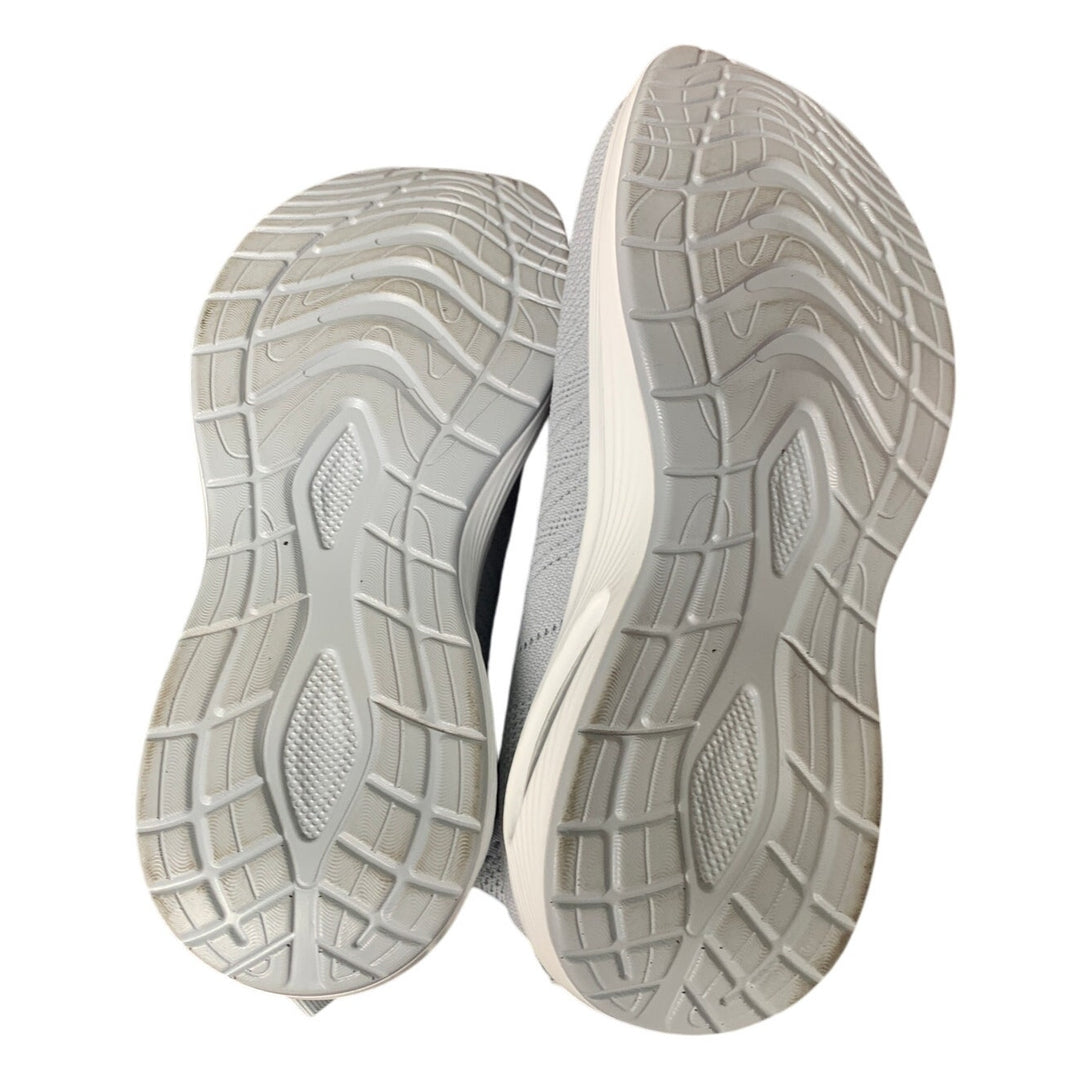 Womens Size 8.5W Wide Gray Lace Up Arch Support Air Cushion Athletic Shoes